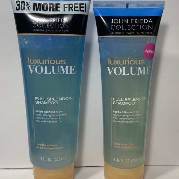 2 John Frieda Full Splendor Luxurious Volume Shampoo DISCONTINUED - Picture 1 of 16